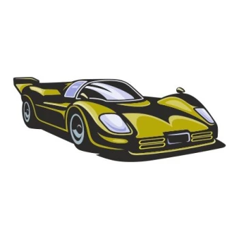  Naklejka kolorowa samochód 87