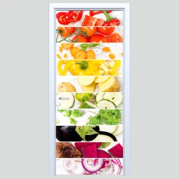  Naklejka na drzwi abstrakcja 260s