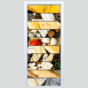  Naklejka na drzwi abstrakcja 263s