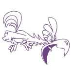  naklejka ścienna ptak p43