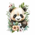  Naklejka tkaninowa panda mn063
