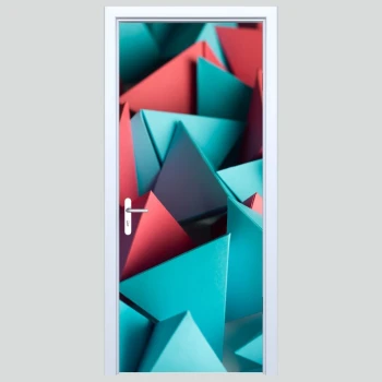  Naklejki na drzwi abstrakcja 280s