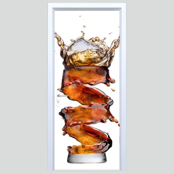  Naklejki na drzwi abstrakcja 282s