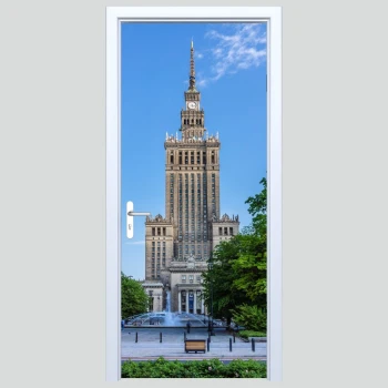  Naklejki na drzwi budowla 268s