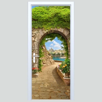  Naklejki na drzwi uliczka 296s