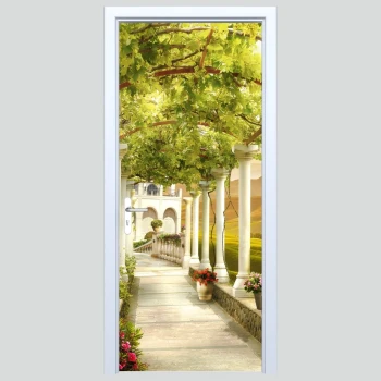  Naklejki na drzwi uliczka 298s